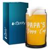 Cuptify Papa's Sippy Cup Etched 16 oz Engraved Beer Can Glass Birthday Gift for Men, Fathers Day, Dad, Husband, Grandpa or Best Friend view 1