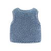 Ikevan Sherpa Fleece Jacket for Toddler Kids Baby Girls Boys Solid Outdoor Waistcoat Vest Coat 6M-3Y (Blue, 6-12 Months) view 2