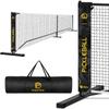 DULCE DOM Pickleball Nets Portable Outdoor, 22 FT Pickleball Net USAPA Regulation Size, Pickle Ball Game Net System with Carrying Bag for Driveway Backyards view 1