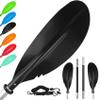 Kayak Paddles Adjustable 88in 4 Piece Kayak Oars Boat Paddles for Adults with Paddle Leash, Canoe Paddles for Kayaking Rafting Jet Ski Canoe Outdoor Kayak Water Sports and Safety Boat Accessories view 1
