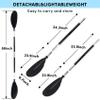 Kayak Paddles Adjustable 88in 4 Piece Kayak Oars Boat Paddles for Adults with Paddle Leash, Canoe Paddles for Kayaking Rafting Jet Ski Canoe Outdoor Kayak Water Sports and Safety Boat Accessories view 2