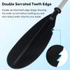 Kayak Paddles Adjustable 88in 4 Piece Kayak Oars Boat Paddles for Adults with Paddle Leash, Canoe Paddles for Kayaking Rafting Jet Ski Canoe Outdoor Kayak Water Sports and Safety Boat Accessories view 3