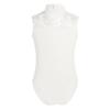 Manyakai Kids Girls Sleeveless Turtleneck Gymnastic Leotard Ballet Dance Biketard Athletic Tank Tops Ivory 9-10 Years view 1