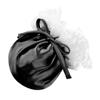 easyforever Men's Floral Lace Trim Drawstring Bulge Pouch Panties Sissy Frilly Satin C-String Briefs Underwear Black One Size view 1