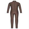 Manyakai Kids Boys Girls Spandex Turtleneck Long Sleeve Unitard Jumpsuit Full Length Gymnastic Leotard Brown 4-5 Years view 4