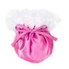 easyforever Men's Floral Lace Trim Drawstring Bulge Pouch Panties Sissy Frilly Satin C-String Briefs Underwear Rose One Size view 2