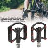 Bike Pedals, 1 Pair Carbon Fiber Pedals with Three Bearings Axle for MTB Road Bikes view 2