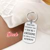 DEGASKEN Inspirational Keychain for Men, Motivational Encouragement Gifts for Men Keychain, Sometimes You Forget You're Awesome, Depression Stress Relief Positive Affirmation Gifts for Women Man view 3