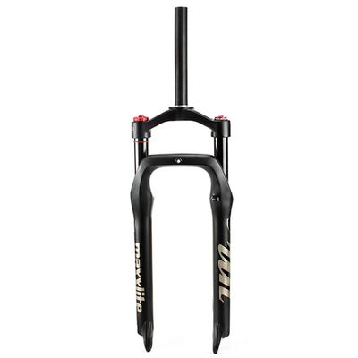 LvTu Air Fork Snow Fat Fork 20/26 inch Travel 125MM, Front Forks for 4.0" Tire Disc Brake, fit Mountain/Snow/Beach Bikes (Size : 20 inch)