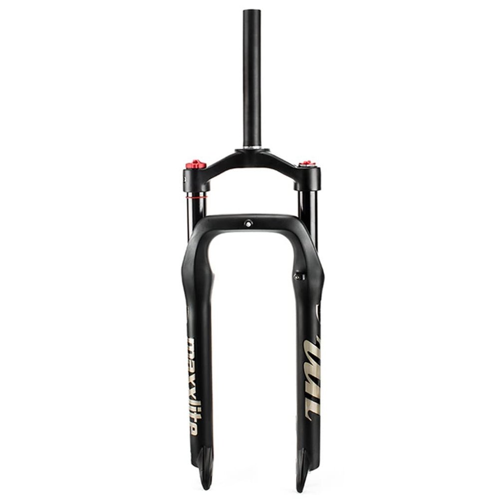 LvTu Air Fork Snow Fat Fork 20/26 inch Travel 125MM, Front Forks for 4.0" Tire Disc Brake, fit Mountain/Snow/Beach Bikes (Size : 20 inch)