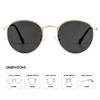 JOVAKIT Kids Small Round Polarized Sunglasses for Baby Girls Boys Age 4-10 Classic Metal Frame 100% UV Protection (Gold/Grey) view 4