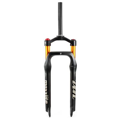 LvTu Bike Fat Fork 20/26 Inch Travel 125mm, 1-1/8 Straight Tubo Disc Brake Fit Mountain/Snow/Beach Bikes for 4.0" Tire (Size : 26 inch)