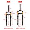 LvTu Bike Fat Fork 20/26 Inch Travel 125mm, 1-1/8 Straight Tubo Disc Brake Fit Mountain/Snow/Beach Bikes for 4.0" Tire (Size : 26 inch) view 2