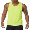 Amazon Essentials Men's Active Performance Tech Racerback Tank, Lime Green, X-Small view 1