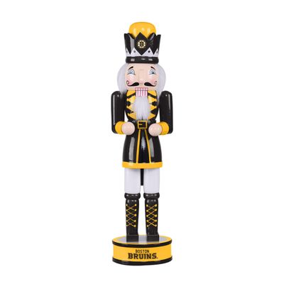FOCO Boston Bruins NHL Team Spirit Nutcracker
