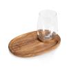 PICNIC TIME Los Angeles Chargers 4-Piece Wine Appetizer Plate Set view 2