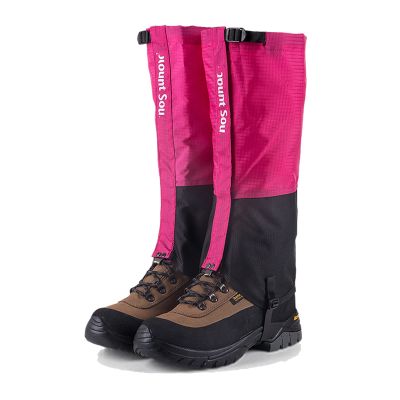 LYLFF 1 Pair Leg Gaiters, Outdoor Anti-Snake Leggings Adjustable and Waterproof Hiking Boots Shoe Cover, Suitable for Hiking and Desert Jungle Camping S-2XL (Color : D, Size : Large)