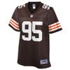 NFL PRO LINE Women's Myles Garrett Brown Cleveland Browns Team Player Jersey view 2