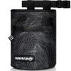SURVIVOR Chalk Bag - Rock Climbing Chalk Bag for Rock Climbing, Bouldering, Weight Lifting, & More - Draw String Closure, 2 Zippered Pockets & Brush Holder - Gym Chalk Holder & Rock Climbing Bag view 1