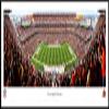Cleveland Browns (50 yd - day) - 40.25x13.75-inch Standard Framed Print by Blakeway Panoramas view 1