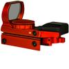 360 Tactical Tactical 4 Reticle Red Dot Open Reflex Sight with Weaver Pica Tinny Rail Mount (Red) view 1