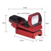 360 Tactical Tactical 4 Reticle Red Dot Open Reflex Sight with Weaver Pica Tinny Rail Mount (Red) view 4
