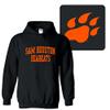 UGP Campus Apparel AH46 - Sam Houston Bearkats Front Back Print Hoodie - 2X-Large - Black view 1