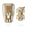 Orpaz MOLLE Attachments - Low-Ride, Receiver & Insert for Pouch, Mag Pouch, Backpack & Accessories (Desert Tan) view 1