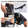 Kanu Surf mens Flex (Regular & Extended Sizes) Swim Trunks, Seagate Black, 3X US view 4
