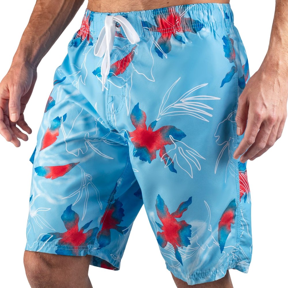 Kanu Surf 9 Flex Men's Swim Trunks  UPF 50+ Quick-Dry Swimming Trunks for Men with Pockets & Mesh Lining (Medium)