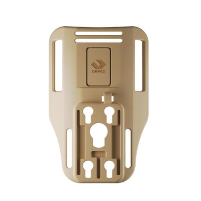 Orpaz MOLLE Attachments - Low-Ride, Low-Ride Receiver for Pouch, Mag Pouch, Backpack & Accessories (Desert Tan)