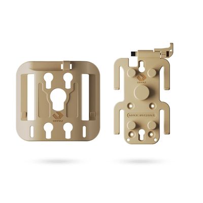 Orpaz MOLLE Attachments for MOLLE Pouch, MOLLE Mag Pouch, MOLLE Backpack and Other MOLLE Accessories (OMS Belt, Belt Receiver & MOLLE Insert Desert Tan)