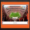 Cleveland Browns (50 yd - day) - 44x18-inch Double Mat, Deluxe Framed Picture by Blakeway Panoramas view 1