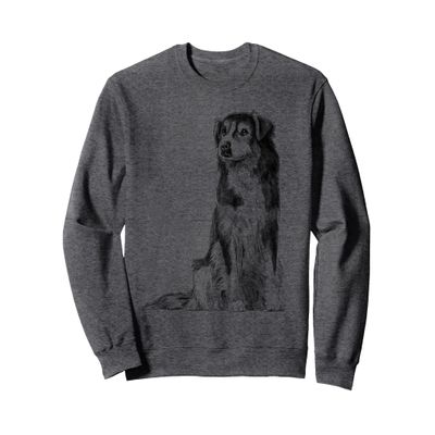 Sitting Dog English Shepherd Sweatshirt