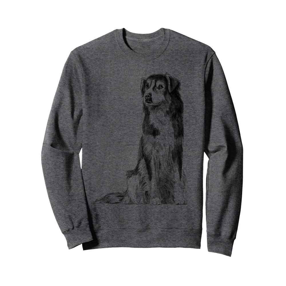 Sitting Dog English Shepherd Sweatshirt