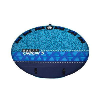 Radar Orion 3 Marshmallow Top Towable Tube, True Blue, 3 Person