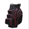 Majek Premium Men's Black with Red Trim Golf Bag 9.5 inch 14-Way Friendly Separator Top with Putter Sleeve view 1