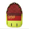 Radar Liftoff Marshmallow Top Towable Tube, Red/Yellow, 3 Person view 1