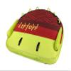 Radar Liftoff Marshmallow Top Towable Tube, Red/Yellow, 3 Person view 2