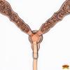 HILASON Western Horse Floral Breast Collar American Leather | for Horses view 2