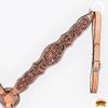 HILASON Western Horse Floral Breast Collar American Leather | for Horses view 3
