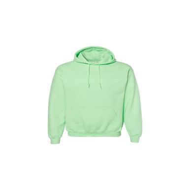 Gildan Men's Heavy Blend Hooded Sweatshirt (18500)(Mint Green)