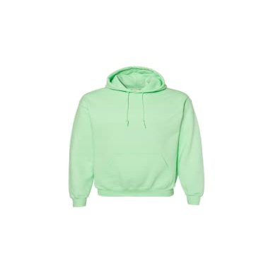 Gildan Men's Heavy Blend Hooded Sweatshirt (18500)(Mint Green)