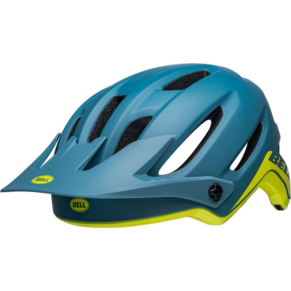 BELL 4Forty MIPS Adult Mountain Bike Helmet - Matte/Gloss Blue/Hi-Viz (2023), Medium (55-59 cm)