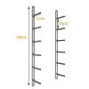 DRSFF Wall Mount Multi-Layer Yoga Mat Frame Storage Holder Simple Large Capacity Gym Yoga Column Foam Roller Placement Rack, Mounting Hardware Included (Color : A) view 2