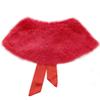 Loloda Flower Girls Faux Fur Wraps Shawl Wedding Bridesmaid Princess Cape Winter Warm Bolero Shrug Red One Size view 2