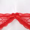 Alvivi Womens Sheer Floral Lace Underwired Bras Adjustable Strap Unlined Brassiere Underwear Red X-Large view 4