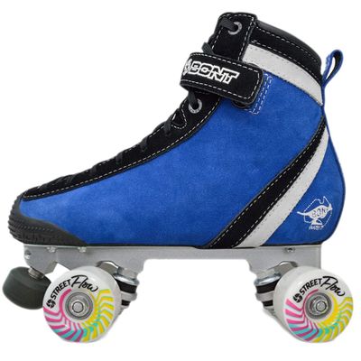 Bont Parkstar Blue Suede Professional Roller Skates for Park Ramps Bowls Street - Rollerskates for Outdoor and Indoor Skating (Bont 10)