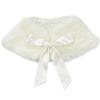 Loloda Flower Girls Faux Fur Wraps Shawl Wedding Bridesmaid Princess Cape Winter Warm Bolero Shrug Beige One Size view 1