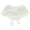 Loloda Flower Girls Faux Fur Wraps Shawl Wedding Bridesmaid Princess Cape Winter Warm Bolero Shrug Beige One Size view 3